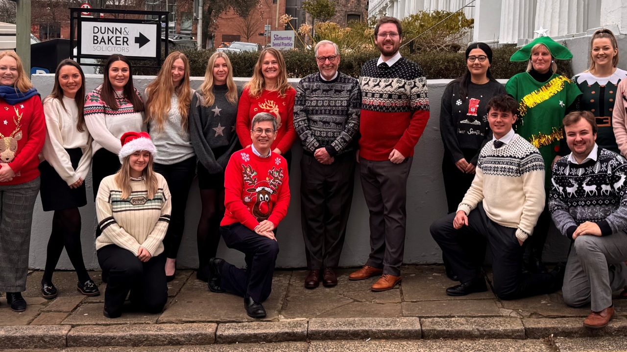 Dunn & Baker Solicitors Christmas Jumper Day 2024